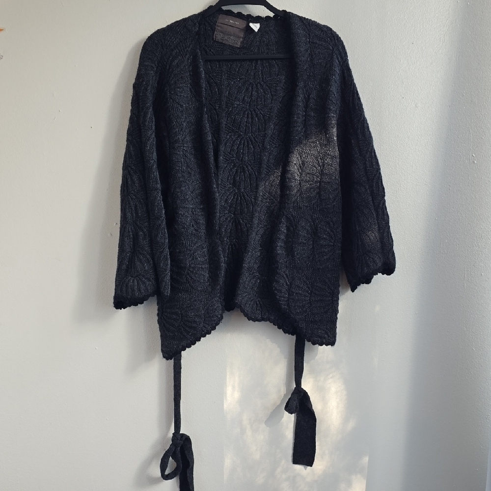 Anthropology Guinevere gray Sweater/ Cardigan